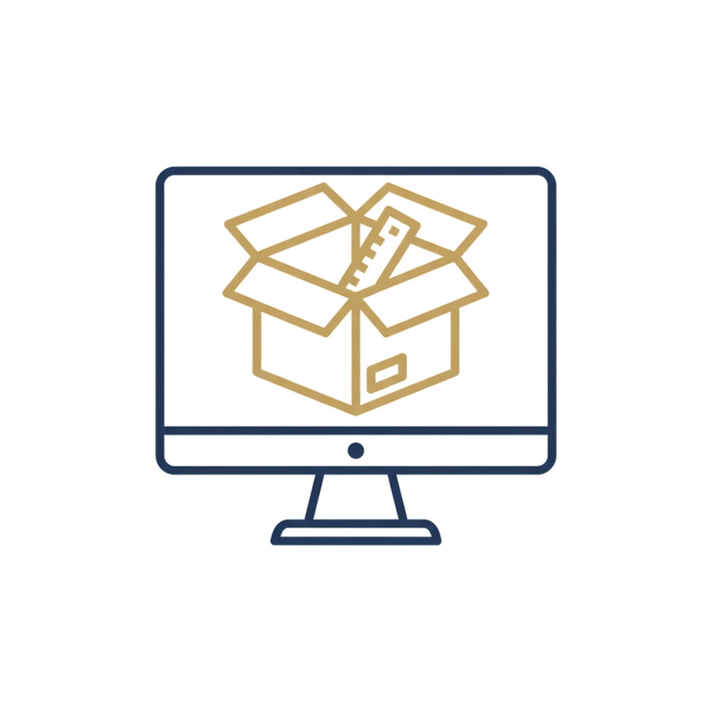 Ingenieros de Manufacturera Molina diseñando y desarrollando soluciones de empaque personalizadas con software de ingeniería avanzada.